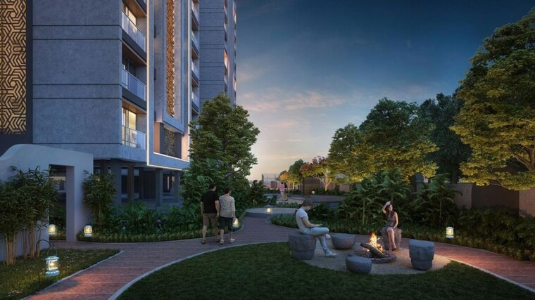 Exterior View, basil-mondale 2 Bedroom 750 Sq.Ft. Apartment In Mundhwa Pune 10504654