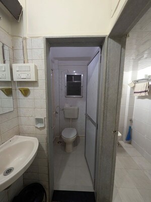Bathroom in 1 BHK Apartment at Rajshree CHS, Andheri East – for Rent