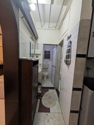 Bathroom in 1 BHK Apartment at Rajshree CHS, Andheri East – for Rent