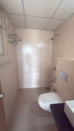 Bathroom in 3 BHK Apartment at Godrej Emerald, Ghodbunder Road – for Rent
