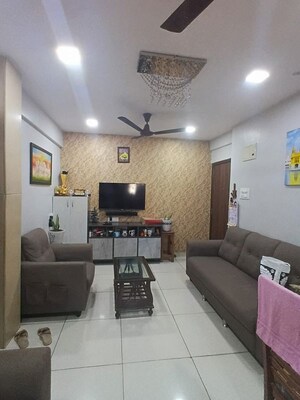 Living Room in 2 BHK Apartment at Puranik City, Kasarvadavali – for Rent