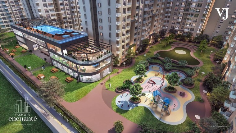 Exterior View, vilas-javdekar-yashwin-enchante 3 Bedroom 950 Sq.Ft. Apartment In Kharadi Pune 10504705