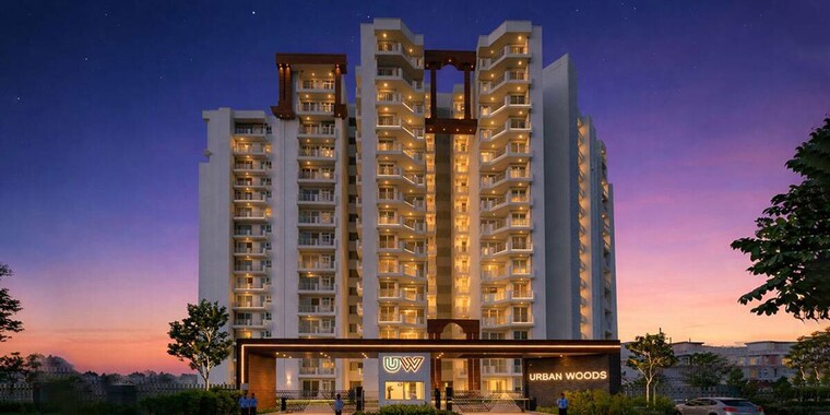 Exterior View, urban-axis-urban-woods 2 Bedroom 1099 Sq.Ft. Apartment In Sushant Golf City Lucknow 10504721