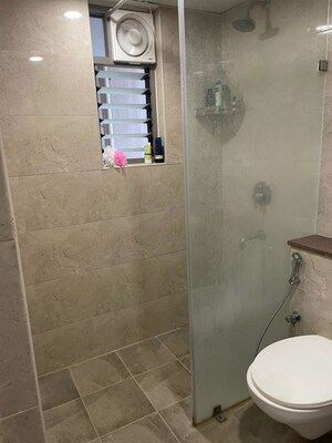 Bathroom in 3 BHK Apartment at Goyal and Co Orchid Whitefield, Whitefield – for Sale