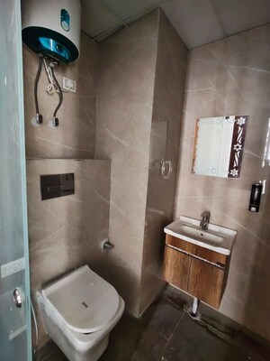 Bathroom in 2 BHK Apartment at Panchsheel Greens II, Sector 16 Greater Noida – for Rent