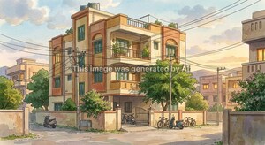  Apartment – Exterior View View at Jharasangam - for Sale