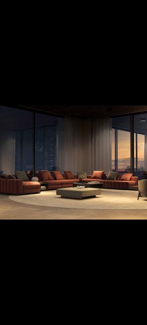 Living Room in 4 BHK Apartment at Prestige Daffodils CHS, Pali Hill – for Sale