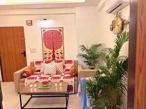 Living Room in 1 BHK Apartment at Redwood Magnus, Jeerota – for Rent