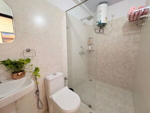 Bathroom in 1 BHK Apartment at Redwood Magnus, Jeerota – for Rent