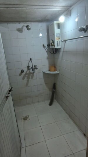 Bathroom in 1 BHK Apartment at Veda CHS, Ic Colony – for Rent