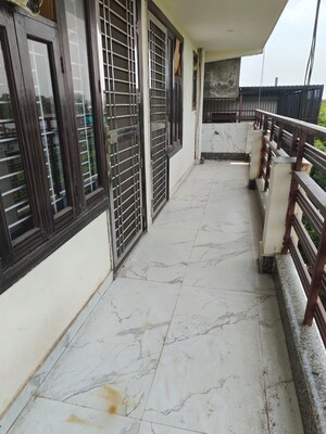 Balcony in 3 BHK Builder Floor at Sector 7 – for Rent