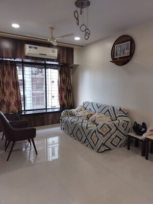 Living Room in 1 BHK Apartment at Krishna Residency Malad West, Malad West – for Rent