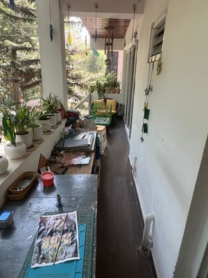 Balcony in 3 BHK Apartment at CM Plaza, Koramangala – for Rent