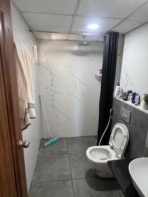 Bathroom in 3 BHK Apartment at CM Plaza, Koramangala – for Rent