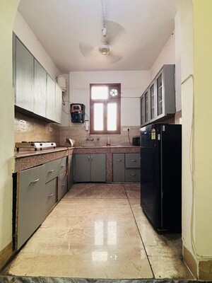 Kitchen in 2 BHK Builder Floor at Lajpat Nagar Iii – for Rent