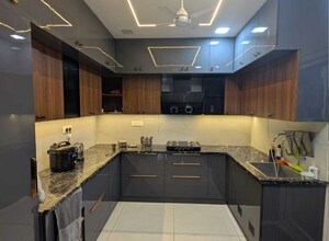 Kitchen in 3.5 BHK Apartment at Sumadhura Horizon, Kondapur – for Rent