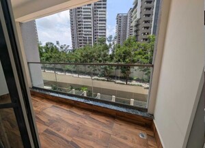 Balcony in 3.5 BHK Apartment at Sumadhura Horizon, Kondapur – for Rent