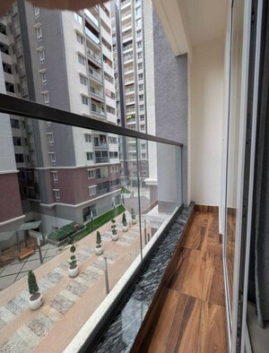 Balcony in 3.5 BHK Apartment at Sumadhura Horizon, Kondapur – for Rent