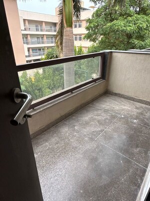 Balcony in 2 BHK Builder Floor at Unitech Greenwood City Apartment, Sector 45 – for Rent