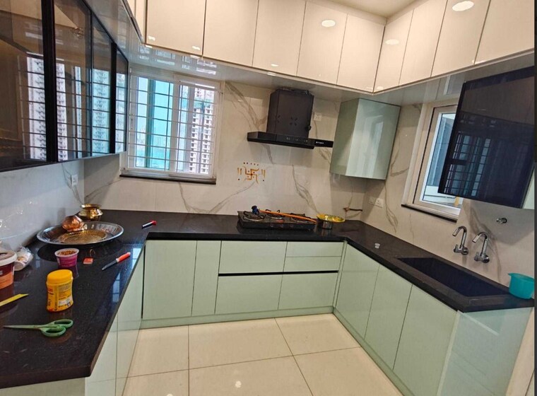 Kitchen, aparna-zenon 3 Bedroom 1982 Sq.Ft. Apartment In Puppalaguda Hyderabad 10505158