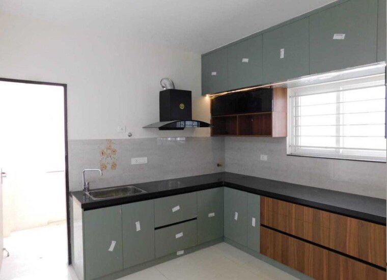 Kitchen, my-home-tarkshya 3 Bedroom 1957 Sq.Ft. Apartment In Kokapet Hyderabad 10505165