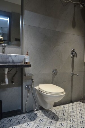 Bathroom in 3 BHK Apartment at Mori Road – for Sale