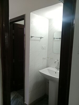 Bathroom in 3 BHK Builder Floor at Huda – for Rent