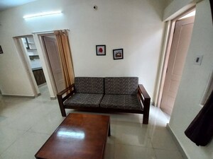 Living Room in 1 BHK Builder Floor at Happy Home Casa Venera, Hennur – for Rent