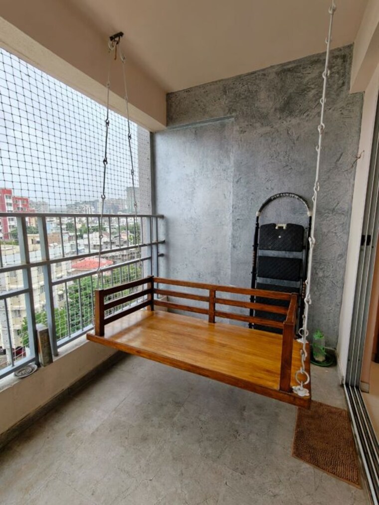 Balcony, blue-27th-avenue 3 Bedroom 1300 Sq.Ft. Apartment In Bavdhan Pune 10505219