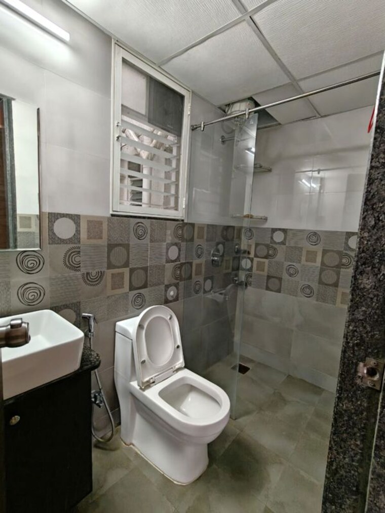 Bathroom, blue-27th-avenue 3 Bedroom 1300 Sq.Ft. Apartment In Bavdhan Pune 10505219