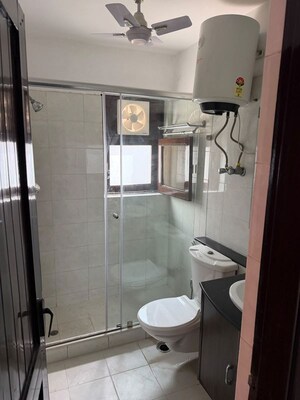 Bathroom in 4 BHK Builder Floor at Shanti Niketan – for Rent