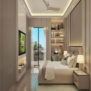 Living Room in 3 BHK Apartment at Tarc Tripundra, Kapashera – for Sale