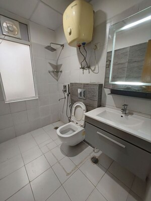 Bathroom in 3 BHK Apartment at Orchid Island, Sector 51 – for Rent