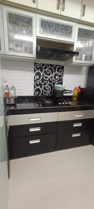 Kitchen in 1.5 BHK Apartment at Sagar Avenue  II, Santacruz East – for Rent
