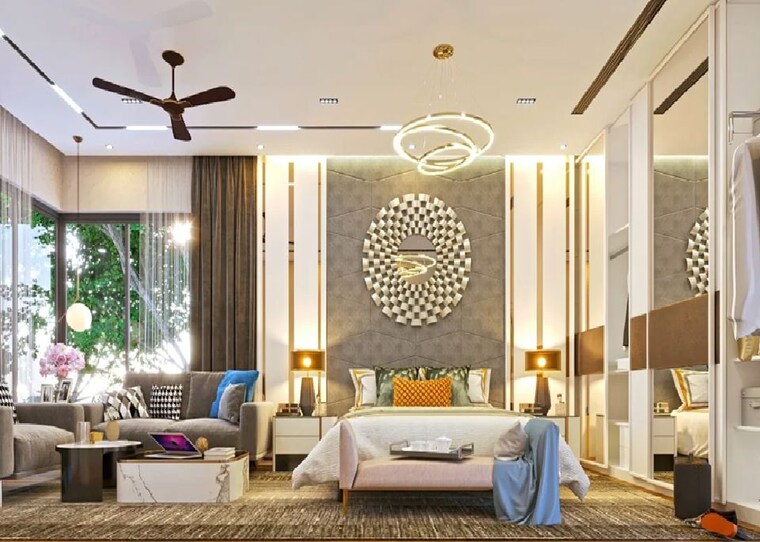 Living Room, radhey-raaga 4 Bedroom 3756 Sq.Ft. Villa In Kollur Hyderabad 10505354