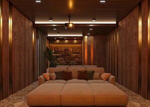 Tv Room in 4 BHK Villa at Radhey Raaga, Kollur – for Sale
