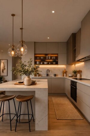 Kitchen in 4 BHK Independent House at Jasola – for Sale