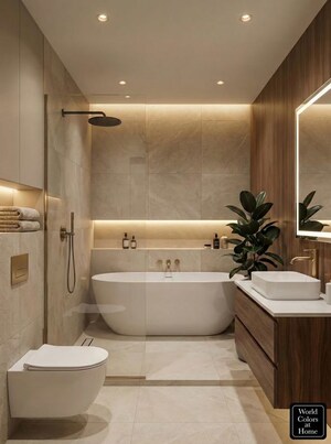 Bathroom in 4 BHK Independent House at Jasola – for Sale