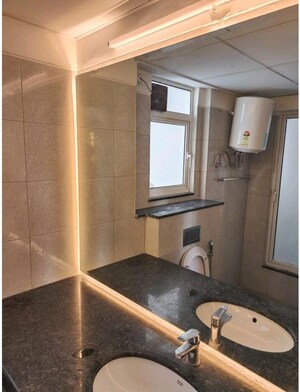 Living Room in 3 BHK Apartment at Godrej Woods, Sector 43 – for Rent