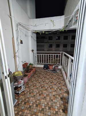Balcony in 2 BHK Apartment at Majestique Venice Building D Wing A, Dhayari – for Rent