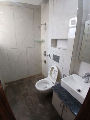 Bathroom in 3 BHK Apartment at CRD Golden Castle, Patiala Road – for Rent