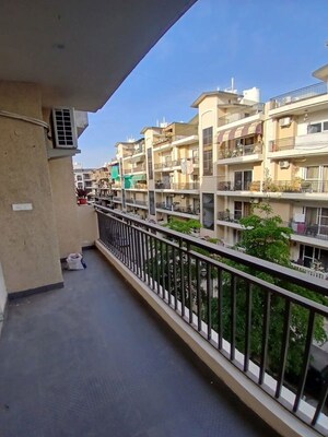 Balcony in 3 BHK Apartment at CRD Golden Castle, Patiala Road – for Rent