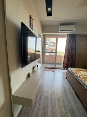 Balcony in 3 BHK Apartment at SAV Gulnaar Meadows, Ambala Highway – for Rent