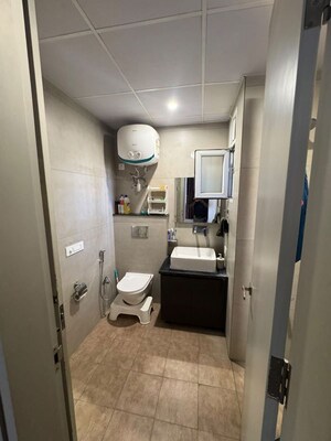 Bathroom in 3 BHK Apartment at SAV Gulnaar Meadows, Ambala Highway – for Rent