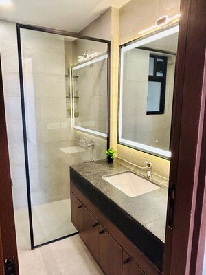 Bathroom in 3 BHK Apartment at Krisumi Waterfall Residences, Sector 36a – for Sale