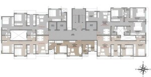 Floor Plan in 2 BHK Apartment at Sher E Punjab Colony – for Sale