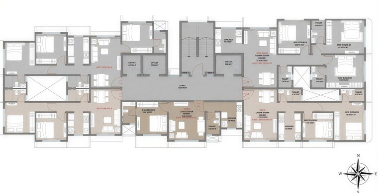 Floor Plan, sher e punjab colony 2 Bedroom 620 Sq.Ft. Apartment In Sher E Punjab Colony Mumbai 10505620