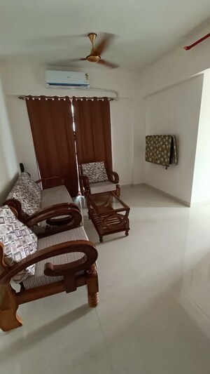 Living Room in 2 BHK Apartment at Ashar Axis, Majiwada – for Rent