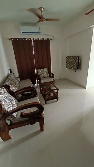 Living Room in 2 BHK Apartment at Ashar Axis, Majiwada – for Rent