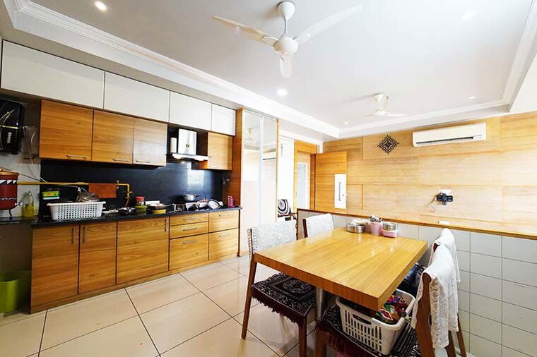 Kitchen, ognaj 2 Bedroom 135 Sq.Yd. Apartment In Ognaj Ahmedabad 10505684
